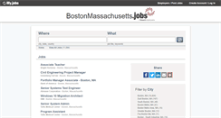 Desktop Screenshot of bostonmassachusetts.jobs